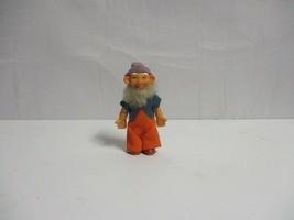  Vintage Christmas Felt 5&quot; Gnome Elf Dwarf with Rubber Face Made in Japan Rare - £22.27 GBP