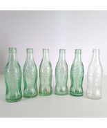 Set of 6 Vintage COCA-COLA Glass Bottles 1942-1974 Green Winston-Salem S... - €42,62 EUR