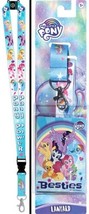 My Little Pony Character Images Lanyard w/ Besties Cast Badge Holder NEW... - $8.13 CAD