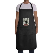 Mens Father&#39;s Day Apron - Custom BBQ Grill Kitchen Chef Apron for Men - Favorite - £12.73 GBP