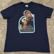 Star Wars Movie Chewbacca Youth Kids 2XL Blue T-Shirt - £6.33 GBP