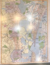 Atlantic City Cape May NJ Laminated Wall Map (SG) - £37.78 GBP