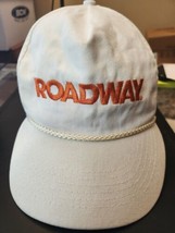 Roadway Trucker Hat vintage retro trucking strap back carrier yellow orr... - $3.62