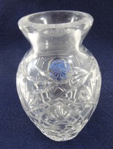 Wedgwood Irish Clear Crystal Bud Vase 5&quot; Made in Galway Ireland NEW - $27.93