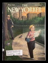 COVER ONLY The New Yorker July 19 1999 The Tough Guy &amp; The Tourist by H. Bliss - £9.67 GBP