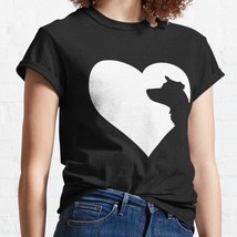  The Heart Of The Border Collie Lov Black Women Classic T-shirt - £13.18 GBP