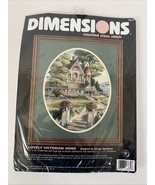 Dimensions Cross Stitch Kit LOVELY VICTORIAN HOME #3874 - $29.69