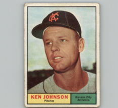 Ken Johnson 1961 Topps #24 Kansas City Athletics - $3.07