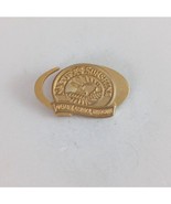 Vintage Nature&#39;s Sunshine Quality Service Integrity Gold Tone Lapel Hat Pin - $8.42