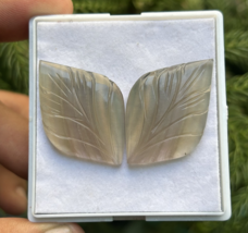AAA+ Natural Hand carved Rainbow Pair Fluorite Gemstone, Jewelry Making ... - $23.99