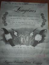 Longines Wittnauer Watch Company Ladies Watch Print Magazine Ad 1957  - £5.45 GBP