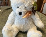 NEW NOS vtg Animal adventure plush teddy bear white soft gift toy stuffe... - $17.77