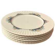 Vintage Lenox Rutledge 8-1/2&quot; Salad Plates P-303 Discontinued Jeweled Set of 6 - £77.46 GBP