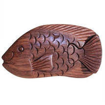 Bali Secret Trinket Storage Box - Fish - £12.63 GBP