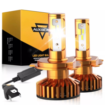 AUXBEAM F2 H4 9003 LED Headlight Bulbs Car &amp; Truck High Low Beam Kit 650... - $22.99