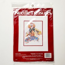 JCA Needle Treasures Counted Cross Stitch 02616 Circus Clown - $18.95