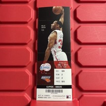 Los Angeles Clippers Charlotte Bobcats NBA Ticket Stub Blake Griffin 31 Points - £6.72 GBP