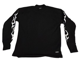 Schampa Warmskin Thumbhole Fleece Lined Insulation Shirt Size L Black Mo... - $28.45