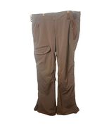 Holden Women&#39;s Snow Ski Pants Womens L Brown Leather Trim Accents Insulated - $35.99