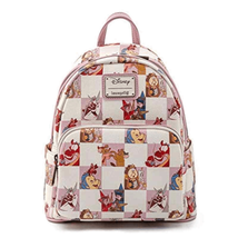 Loungefly Disney Princess Sidekicks Pink and White Checkered Mini Backpack - £63.80 GBP