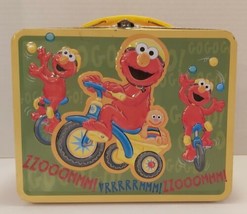 2009 Tin Box Co Sesame Street Go Elmo Metal Lunchbox - £9.16 GBP