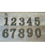 Metal House Numbers Street Address Rustic Cabin Cast Iron Pick #&#39;s from ... - £4.67 GBP