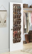 Over The Door Shoe Rack For Closet Hanging Storage Canvas Organizer Wall... - $29.55