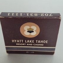 Vintage Matchbook HYATT Lake Tahoe Resort Casino Cigarette Matches Unstruck - $8.91