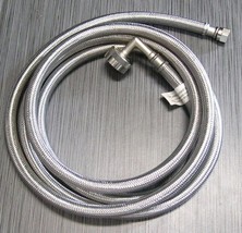 EASTMAN 8-ft 3/8&quot; Compression Inlet 3/4&quot; Hose Thread Outlet Braided Stai... - $14.99