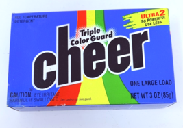 Vintage Cheer Triple Color Guard Powder Laundry Detergent Single Box 3oz - $18.29 CAD