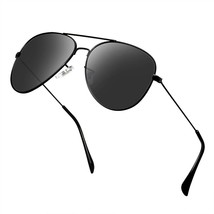 Polarized Aviator Sunglasses For Men Metal Mens Sunglasses Driving Unisex Classi - £15.12 GBP