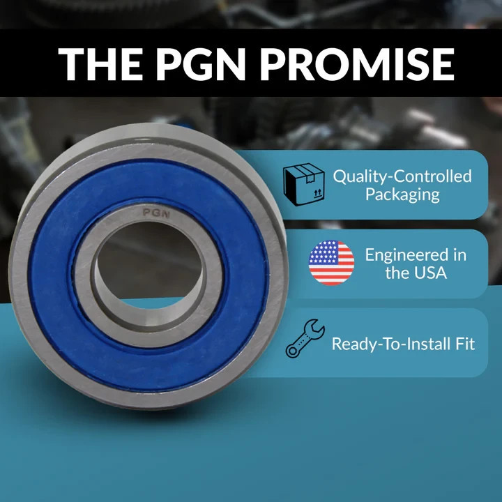 10 Pack PGN 6206-2RS Rubber Ball Bearing C3 Clearance - 30x62x16 Item image 5