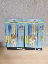 2x PILOT FriXion Light Pastel Collection Erasable Highlighters Chisel Ti... - £11.07 GBP