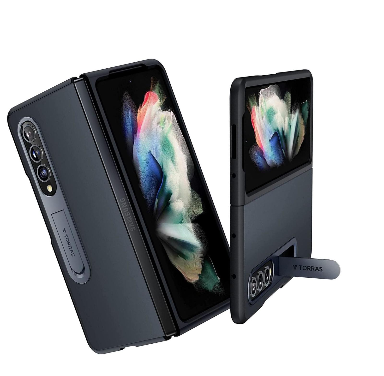 QuickStand Designed for Galaxy Z Fold 3 Case Alloy Z