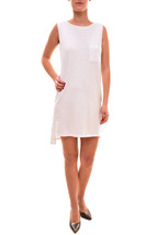 SUNDRY Womens Dress Mini Unique Sleeveless Relaxed Elegant White Size US 1 - £25.80 GBP
