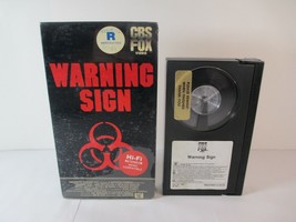 WARNING SIGN Betamax Beta Not VHS Sam Waterston/1986 CBS FOX VIDEO - £51.34 GBP