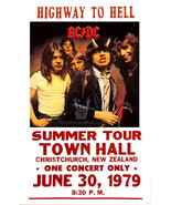 ACDC 1979 CONCERT POSTER 11x17 HIGHWAY TO HELL TOUR BON SCOTT ANGUS YOUN... - £8.92 GBP