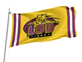 LSU Tigers  NCAAF Flag,Size -3x5Ft / 90x150cm, Garden flags - £23.33 GBP