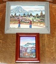 Tropic Art Canvas Painting Rio De Janeiro Solola Gautemala Lake Atitlan Volcano - £44.12 GBP