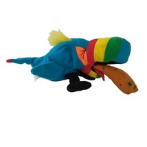 Meanies Hurley Plush Toucan Bird Vomiting Idea Factory Beanbag Stuffed Animal  - £15.81 GBP