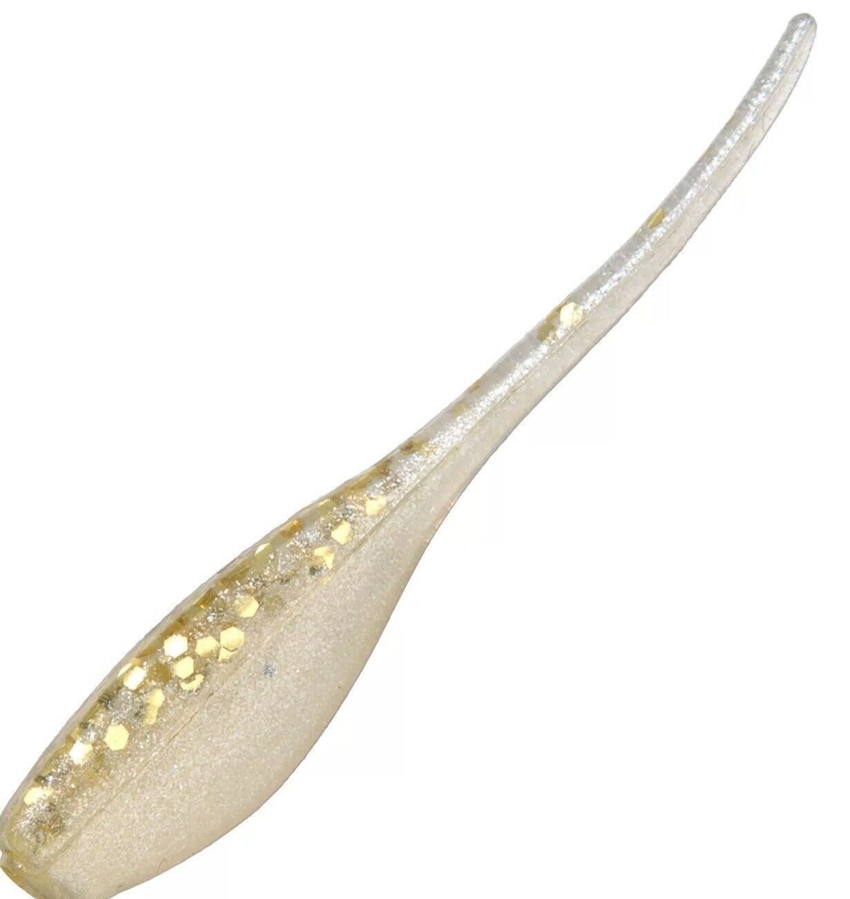 Bobby Garland Swimming Pan Minnow Soft Bait, 2&quot; Long, Gold Glitter, Pack... - $2.95