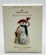 Hallmark BLUSTER B TOBOGGAN Snowtop Lodge Ornament #2 In Series 2006 - £48.91 GBP