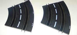 ARTIN 1/43RD SCALE SLOT CAR ACCESSORY-- TWO CURVE TRACK SECTIONS - GOOD-... - $4.45