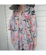 Eight Sixty Floral Kimono M Summer Beach Casual - $34.19 CAD
