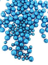 Patriotic and Ocean Blue Glitter Foam Ball Vase or Bowl Filler 450 Piece... - £15.66 GBP
