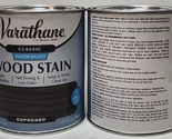 (2 Ct) Varathane Classic Water Based Wood Stain Espresso 1 QT - Fast Dry... - £31.65 GBP