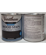 (2 Ct) Varathane Classic Water Based Wood Stain Espresso 1 QT - Fast Dry... - £29.54 GBP