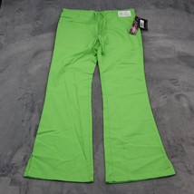 Dickies Pants Womens XS Green Waist Tie Pull On Medical Uniform Flare Bo... - $25.72