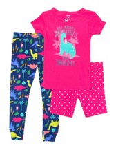 allbrand365 designer Girls/Boys 3Piece Cotton Pajama Set Size 4T Color P... - £19.28 GBP