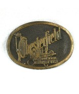 Vintage 1970s Chesterfield Cigarettes Belt Buckle Metal Tobacco Advertis... - £15.97 GBP